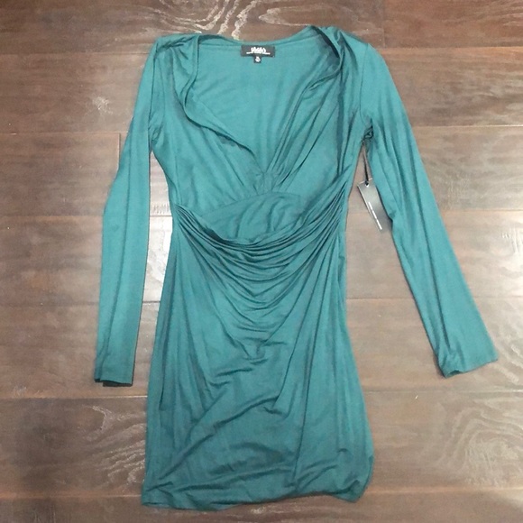 Long Sleeve Ruched Dress - Picture 1 of 1